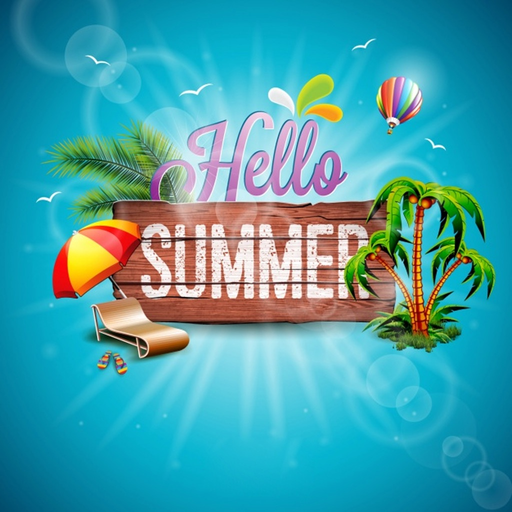 Summer Beach Stickers app icon