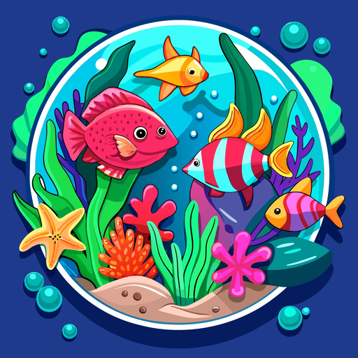 Sea Animals Stickers Pack app icon