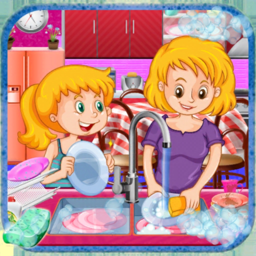 Dish Washing CleanUp Kitchen app icon