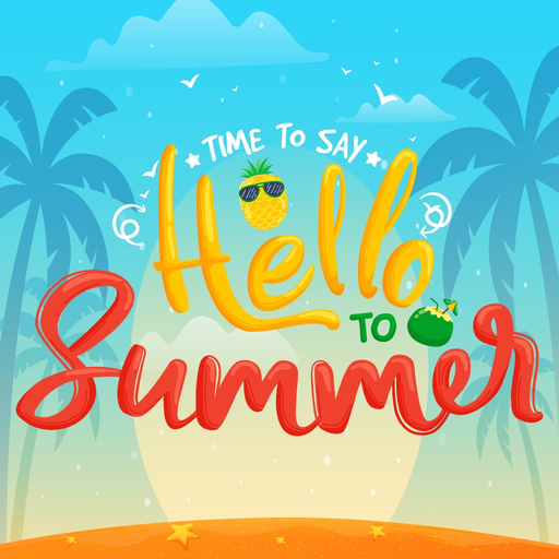 Summer Vacation Stickers Pack app icon