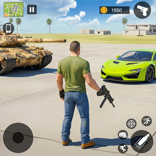 Real Army Gangster Crime Wars app icon