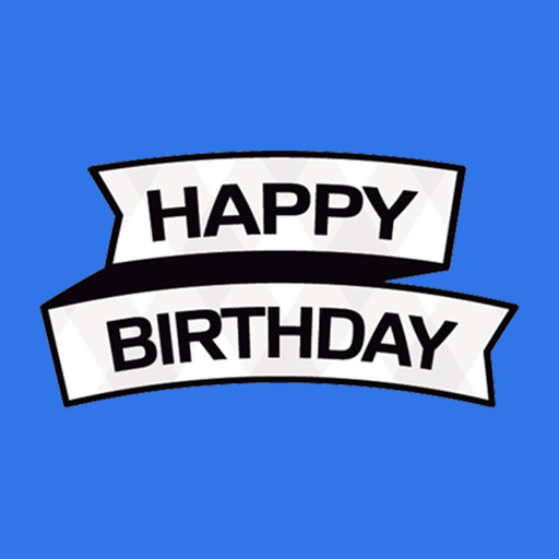 Happy Birthday emojis stickers app icon