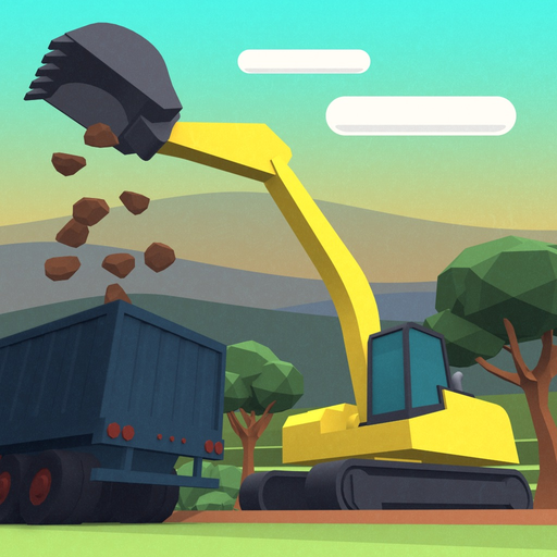 Dig In: An Excavator Game app icon