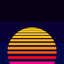 Retrowave icon