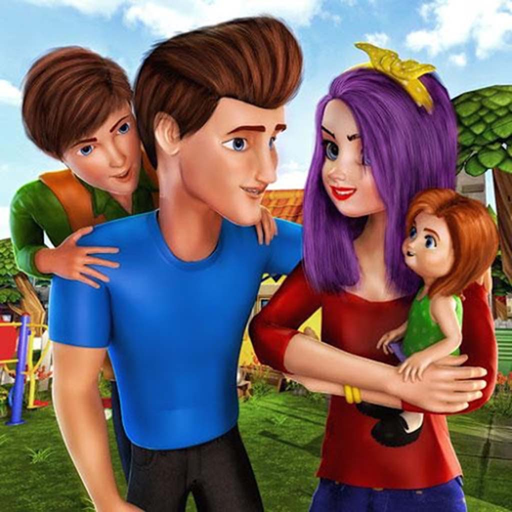 Virtual Mom Dad:Simulator Game app icon