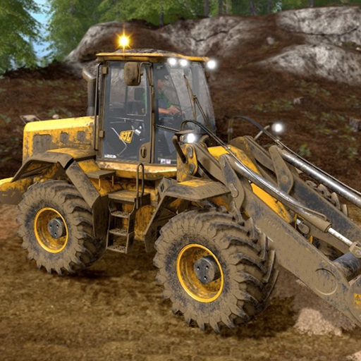 Excavator Backhoe Loader Game app icon