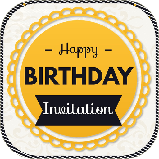 Birthday Invitation Cards HD app icon