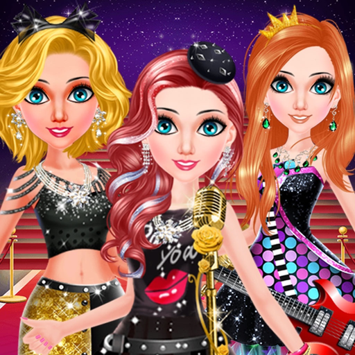 Pop Star Girls Salon Dress Up app icon