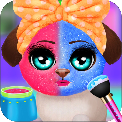 Pet Puppy Make Up Salon Game app icon