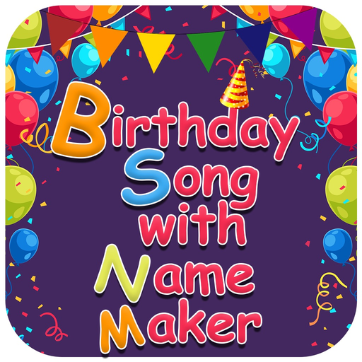 Birthday Song With Name Maker app icon