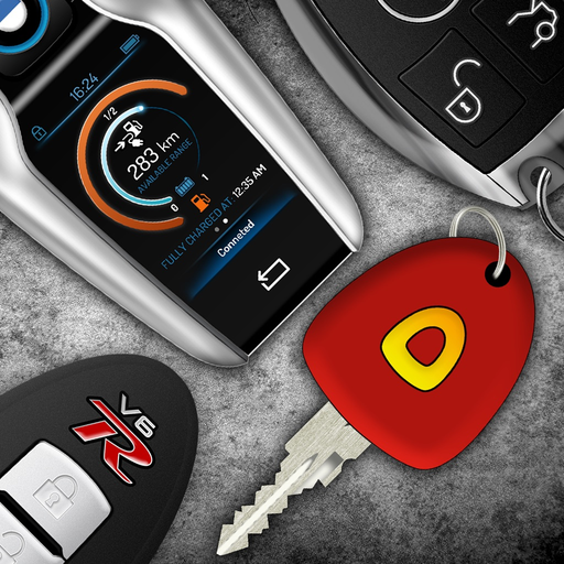 Keys and engine sounds of cars app icon
