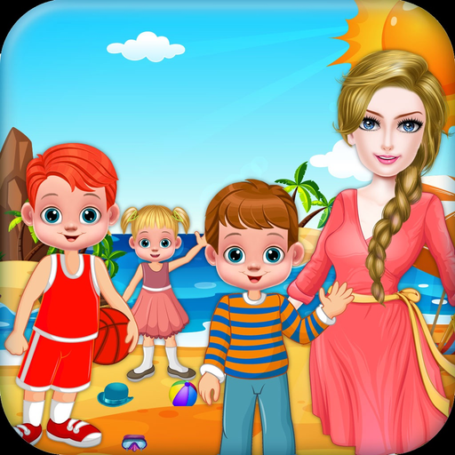 School Kids Summer Beach Fun app icon