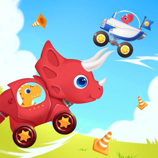 Dinosaur Smash Car Games app icon
