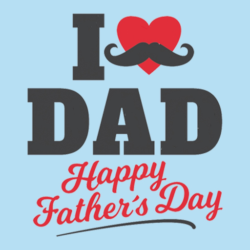 Fathers Day emoji & stickers app icon