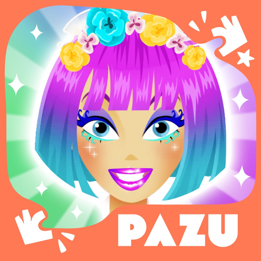 Makeup girls unicorn dress up app icon