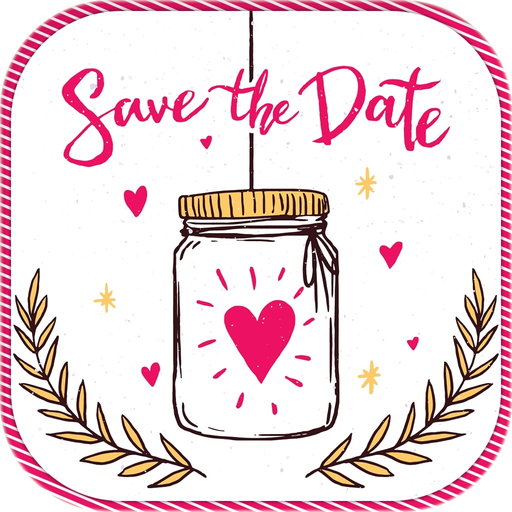 Save The Date Invitation Cards app icon