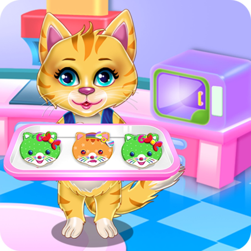 Sweet Rainbow Kitty Cookies app icon