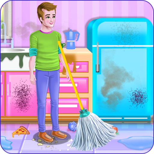 Daddy Messy House Cleaning app icon