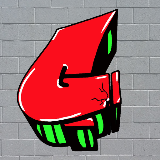 GRAFFITI 3D LETTERS CRACKED app icon