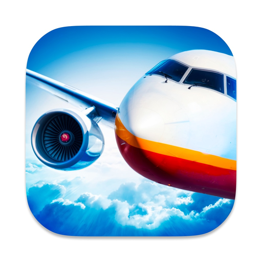 Airplane Sky Voyage Simulator app icon