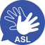 Sign ASL icon