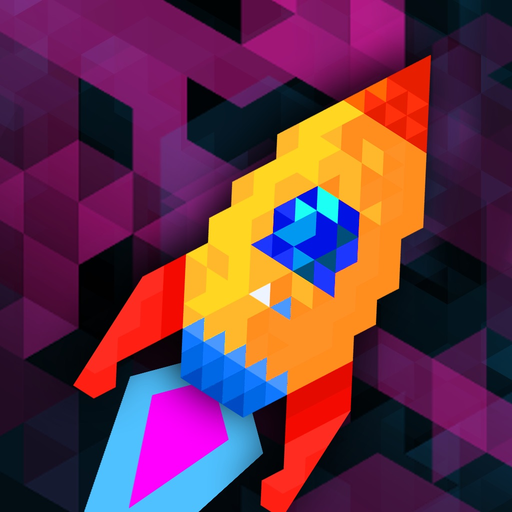 Trixel Rocket app icon