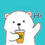 Funny Polar Bear and Bulldog icon