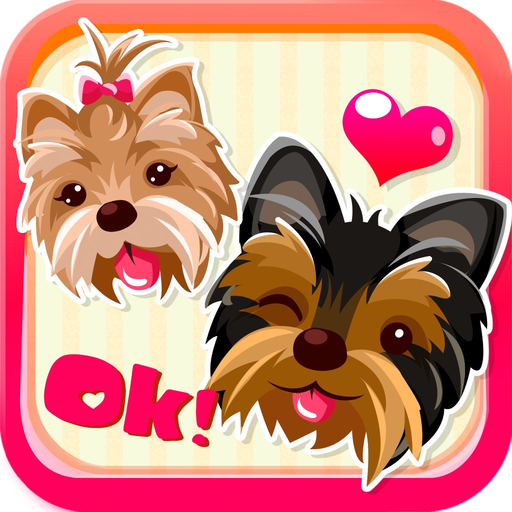 Yorkie Dog Emoji Stickers app icon