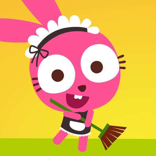 Purple Pink Cleaning Day app icon