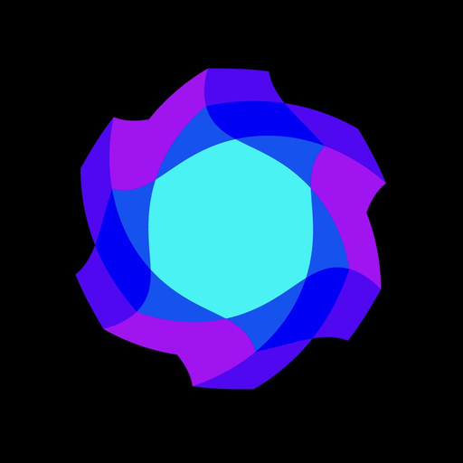 Distorted Kaleidoscope Art app icon