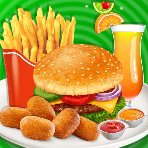 Yummy Fast Food Cooking app icon