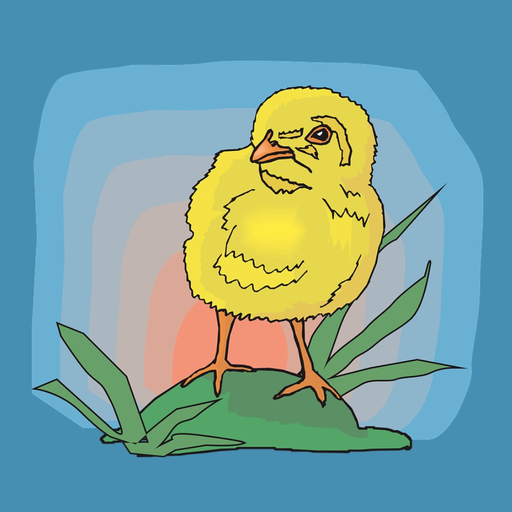 Chicken Chick Emojis app icon