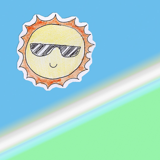 Kawaii! Summertime Stickers app icon