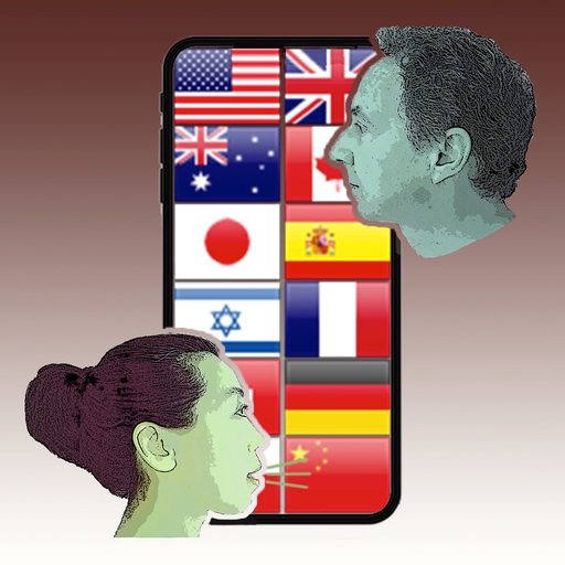 Voice text translator app icon