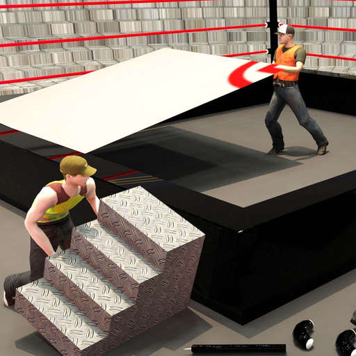 Wrestling Arena Construction app icon