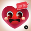 Animated Heartman Emojis icon