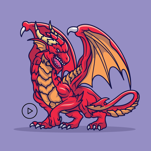 Animated Dragon app icon