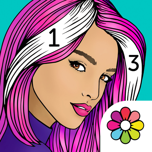 Recolor by Numbers app icon