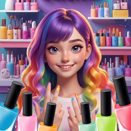 Nail paint design Workshop app icon