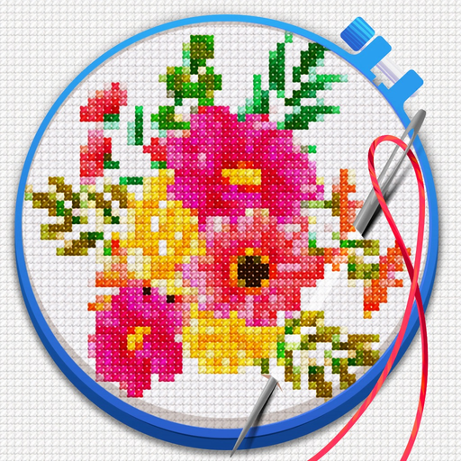Cross Stitch: Coloring Art app icon