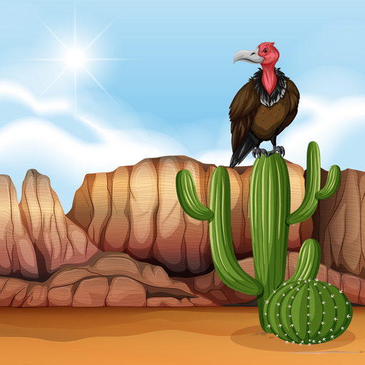 Birds & Cactus Stickers app icon