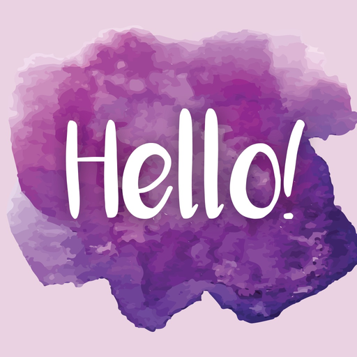 Paint Watercolor Stickers Pack app icon