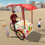Ice Cream Cart Delivery Boy 3D icon