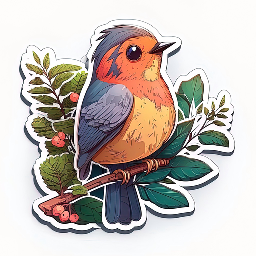 Watercolor Birds Art Stickers app icon