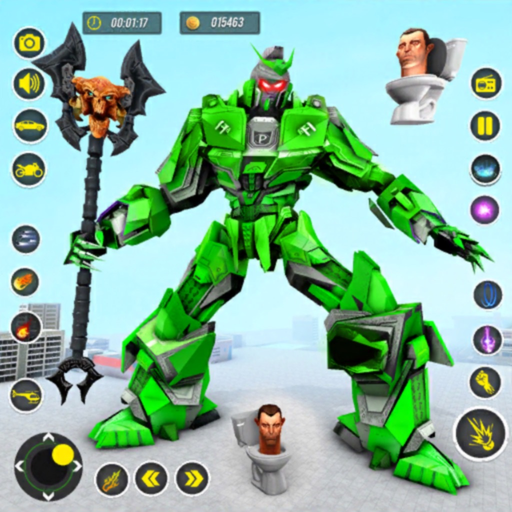 Rhino Robot War Car Transform app icon