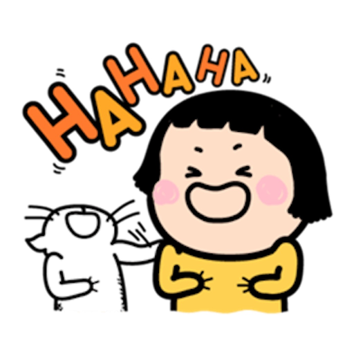 MiMi - Little Girl Stickers app icon