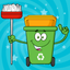 Garbage Truck Trash Card Games icon