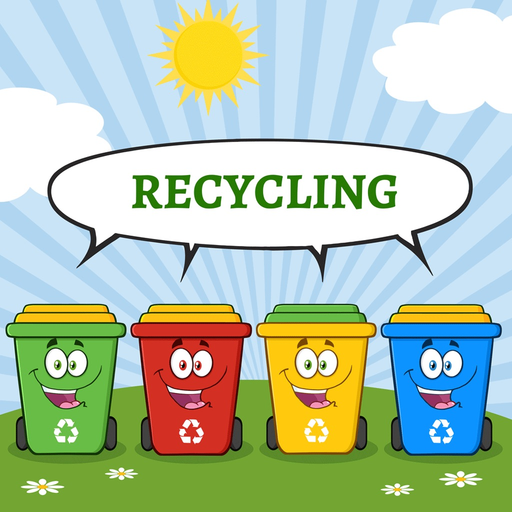 Recycling Garbage Truck Games app icon