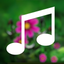 MyIn flower jump music player icon