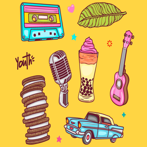 Ultimate Happy & Fun Stickers app icon